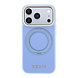 Guess Guess iPhone 18 Pro Max Hülle Hartschale - MagSafe - 360-Grad-Ringständer - genarbtes PU - klassisches Logo Hellblau Guess Guess iPhone 18 Pro Max Hülle Hartschale - MagSafe - 360-Grad-Ringständer - genarbtes PU - klassisches Logo Hellblau