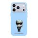 Karl Lagerfeld Karl iPhone 18 Pro Hoesje harde behuizing - MagSafe - SW - glad PU - Ikonik Sketch Lichtblauw Karl Lagerfeld Karl iPhone 18 Pro Hoesje harde behuizing - MagSafe - SW - glad PU - Ikonik Sketch Lichtblauw