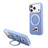 Karl iPhone 18 Pro Max Hoesje harde behuizing - MagSafe - PU - ringstandaard 360 - KC Heads-pin Lichtblauw Karl iPhone 18 Pro Max Hoesje harde behuizing - MagSafe - PU - ringstandaard 360 - KC Heads-pin Lichtblauw