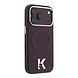 Karl Lagerfeld Karl iPhone 18 Pro Max Hoesje harde behuizing - MagSafe - SW - generfd PU - ring in reliëf - Kameo-logo Bordeauxrood Karl Lagerfeld Karl iPhone 18 Pro Max Hoesje harde behuizing - MagSafe - SW - generfd PU - ring in reliëf - Kameo-logo Bordeauxrood