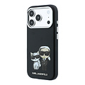 Karl Lagerfeld Karl Lagerfeld iPhone 18 Pro Max/iPhone 17 Pro Max Hartschalenhülle MagSafe SW Glattes PU KC Bodies Skizze - Schwarz