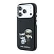 Karl Lagerfeld Karl iPhone 18 Pro Max Coque structure rigide - MagSafe - SW - PU lisse - KC Bodies Sketch Noir