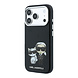 Karl Lagerfeld Karl iPhone 18 Pro Max Hoesje harde behuizing - MagSafe - SW - glad PU - KC Bodies Sketch Zwart