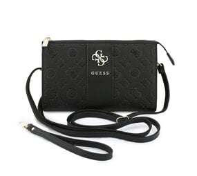 Guess Guess Phone pouch Peony - PU - 4G logo - classic logo - stripe pattern Black Guess Guess Phone pouch Peony - PU - 4G logo - classic logo - stripe pattern Black
