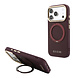 Guess Guess iPhone 18 Pro Max Case hard shell - MagSafe - 360-degree ring stand - grained PU - classic logo Burgundy Guess Guess iPhone 18 Pro Max Case hard shell - MagSafe - 360-degree ring stand - grained PU - classic logo Burgundy