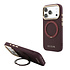 Guess iPhone 18 Pro Max Hoesje harde behuizing - MagSafe - ringstandaard 360 - generfd PU - klassiek logo Bordeauxrood Guess iPhone 18 Pro Max Hoesje harde behuizing - MagSafe - ringstandaard 360 - generfd PU - klassiek logo Bordeauxrood