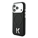 Karl Lagerfeld Karl iPhone 18 Pro Hülle Hartschale - MagSafe - SW - genarbtes PU - geprägter Ring - Kameo-Logo Schwarz Karl Lagerfeld Karl iPhone 18 Pro Hülle Hartschale - MagSafe - SW - genarbtes PU - geprägter Ring - Kameo-Logo Schwarz