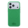 Lacoste Lacoste iPhone 18 Pro/iPhone 17 Pro Hard Case MagSafe PVC Petit Piqué Embossed - Green (Estragon)