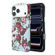 Guess Guess iPhone 18 Pro Hoesje harde behuizing - MagSafe - SW - PU - Blossom Roses-print Lichtblauw Guess Guess iPhone 18 Pro Hoesje harde behuizing - MagSafe - SW - PU - Blossom Roses-print Lichtblauw