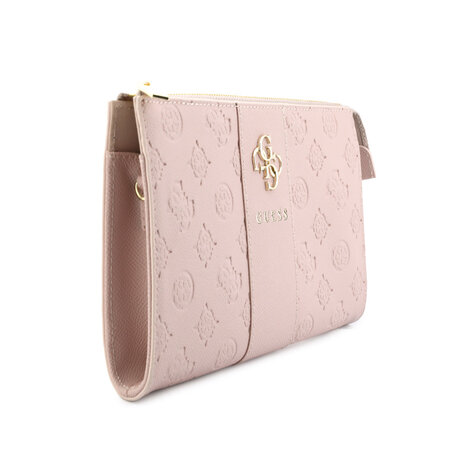 Guess Guess Phone pouch Peony - PU - 4G logo - classic logo - stripe pattern Pink Guess Guess Phone pouch Peony - PU - 4G logo - classic logo - stripe pattern Pink