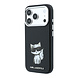 Karl Lagerfeld Karl iPhone 18 Pro Max Hoesje harde behuizing - MagSafe - SW - glad PU - Choupette Sketch Zwart
