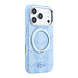 Lacoste Lacoste iPhone 18 Pro Max Hoesje harde behuizing - MagSafe - PVC - The Blend - ringstandaard Lichtblauw