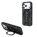 Lacoste Lacoste iPhone 18 Pro Max/iPhone 17 Pro Max Hartschalenhülle MagSafe PVC The Blend Ringständer - Schwarz