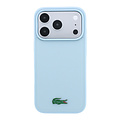 Lacoste Lacoste iPhone 18 Pro/iPhone 17 Pro Hard Case MagSafe PVC Petit Piqué Lacquered Logo - Light Blue