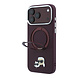 Karl Lagerfeld Karl iPhone 18 Pro Max Hoesje harde behuizing - MagSafe - PU - ringstandaard 360 - KC Heads-pin Bordeauxrood Karl Lagerfeld Karl iPhone 18 Pro Max Hoesje harde behuizing - MagSafe - PU - ringstandaard 360 - KC Heads-pin Bordeauxrood