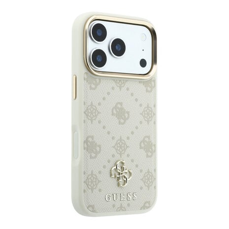 Guess Guess iPhone 18 Pro Max Hoesje harde behuizing - MagSafe - Peony - HS - 4G - klein logo Beige Guess Guess iPhone 18 Pro Max Hoesje harde behuizing - MagSafe - Peony - HS - 4G - klein logo Beige