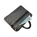 Guess Guess Sacoche pour ordinateur portable 4G - PU - logo 4G rond - logo classique - motif à rayures - 16 pouces Noir Guess Guess Sacoche pour ordinateur portable 4G - PU - logo 4G rond - logo classique - motif à rayures - 16 pouces Noir