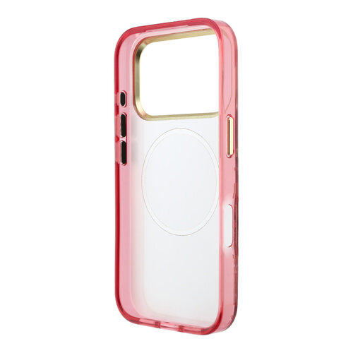 Guess Guess iPhone 18 Pro Max/iPhone 17 Pro Max Hartschalenhülle MagSafe IML Glitzer Blossom Roses Rosenmuster - Bordeaux