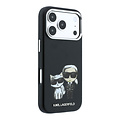 Karl Lagerfeld Karl Lagerfeld iPhone 18 Pro Max/iPhone 17 Pro Max Hartschalenhülle MagSafe SW Glattes PU KC Bodies Skizze - Schwarz