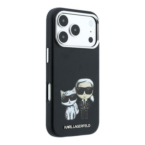 Karl Lagerfeld Karl iPhone 18 Pro Max Hülle Hartschale - MagSafe - SW - glattes PU - KC Bodies Sketch Schwarz Karl Lagerfeld Karl iPhone 18 Pro Max Hülle Hartschale - MagSafe - SW - glattes PU - KC Bodies Sketch Schwarz