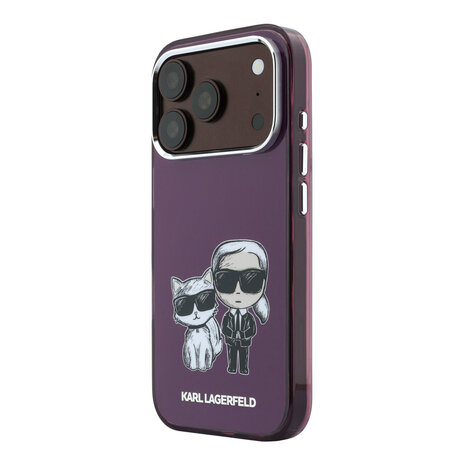 Karl Lagerfeld Karl iPhone 18 Pro Max Hoesje harde behuizing - MagSafe - IML - KC Bodies Sketch-print Bordeauxrood Karl Lagerfeld Karl iPhone 18 Pro Max Hoesje harde behuizing - MagSafe - IML - KC Bodies Sketch-print Bordeauxrood