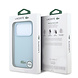 Lacoste Lacoste iPhone 18 Pro Max Hoesje harde behuizing - MagSafe - Petit Pique - PVC - gelakt logo Lichtblauw