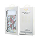 Guess Guess iPhone 18 Pro Hoesje harde behuizing - MagSafe - SW - PU - Blossom Roses-print Lichtblauw Guess Guess iPhone 18 Pro Hoesje harde behuizing - MagSafe - SW - PU - Blossom Roses-print Lichtblauw