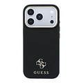 Guess Guess iPhone 18 Pro Max/iPhone 17 Pro Max Hartschalenhülle MagSafe Saffiano Kleines 4G-Logo Klassisches Logo - Schwarz