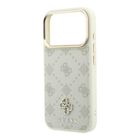 Guess Guess iPhone 18 Pro Hülle Hartschale - MagSafe - Peony - HS - 4G - kleines Logo Beige Guess Guess iPhone 18 Pro Hülle Hartschale - MagSafe - Peony - HS - 4G - kleines Logo Beige