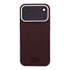 Lacoste Lacoste iPhone 18 Pro Max Hoesje harde behuizing - MagSafe - PVC - Petit Pique - reliëf Bordeauxrood