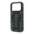 Lacoste Lacoste iPhone 18 Pro/iPhone 17 Pro Hartschalenhülle MagSafe PVC The Blend Ringständer - Schwarz
