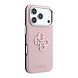 Guess Guess iPhone 18 Pro Hoesje harde behuizing - SW - generfd PU - groot logo van hars Roze Guess Guess iPhone 18 Pro Hoesje harde behuizing - SW - generfd PU - groot logo van hars Roze