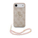 Guess Guess iPhone 17 Air Case hard shell - 4G - PU - carrying strap - classic 4G logo Pink