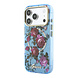 Guess Guess iPhone 18 Pro Max Hoesje harde behuizing - MagSafe - IML - glitter - Blossom Roses Lichtblauw Guess Guess iPhone 18 Pro Max Hoesje harde behuizing - MagSafe - IML - glitter - Blossom Roses Lichtblauw