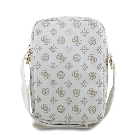 Guess Guess Tablettasche Peony - PU - Schriftzug - 10 Zoll Weiß Guess Guess Tablettasche Peony - PU - Schriftzug - 10 Zoll Weiß