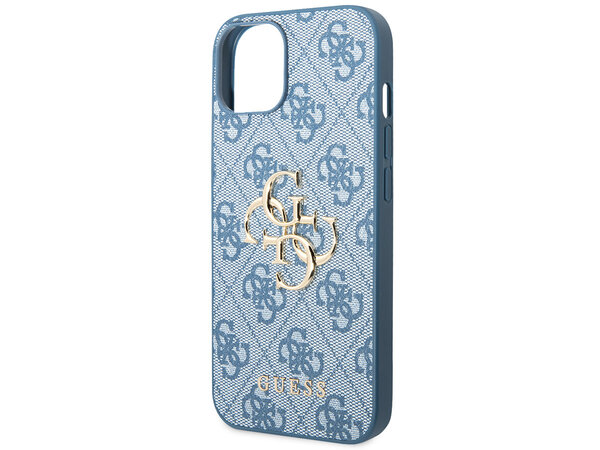 Guess Guess iPhone 15 Plus Back-Cover hul - Big 4G Monogram Case - Blau Guess Guess iPhone 15 Plus Back-Cover hul - Big 4G Monogram Case - Blau