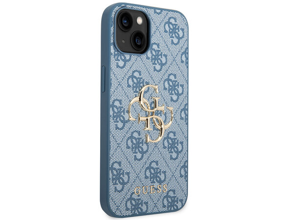 Guess Guess iPhone 15 Plus Back cover case - Big 4G Monogram Case - Blue