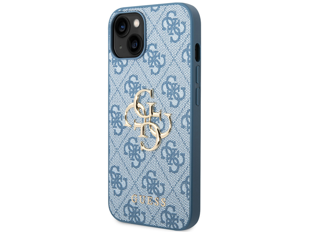 Guess Guess iPhone 15 Plus Backcover hoesje - Big 4G Monogram Case - Blauw Guess Guess iPhone 15 Plus Backcover hoesje - Big 4G Monogram Case - Blauw