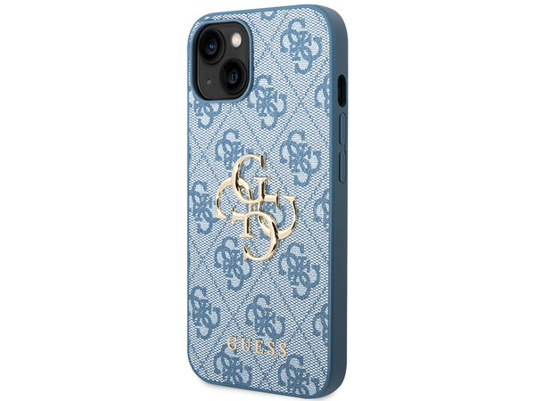 Guess Guess iPhone 15 Plus Backcover hoesje - Big 4G Monogram Case - Blauw Guess Guess iPhone 15 Plus Backcover hoesje - Big 4G Monogram Case - Blauw