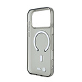 BMW BMW iPhone 18 Pro/iPhone 17 Pro Hardcasehoesje MagSafe IML Matte afwerking Metalen logo's - Zwart