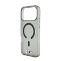 BMW BMW iPhone 18 Pro/iPhone 17 Pro Hardcasehoesje MagSafe IML Matte afwerking Metalen logo's - Zwart