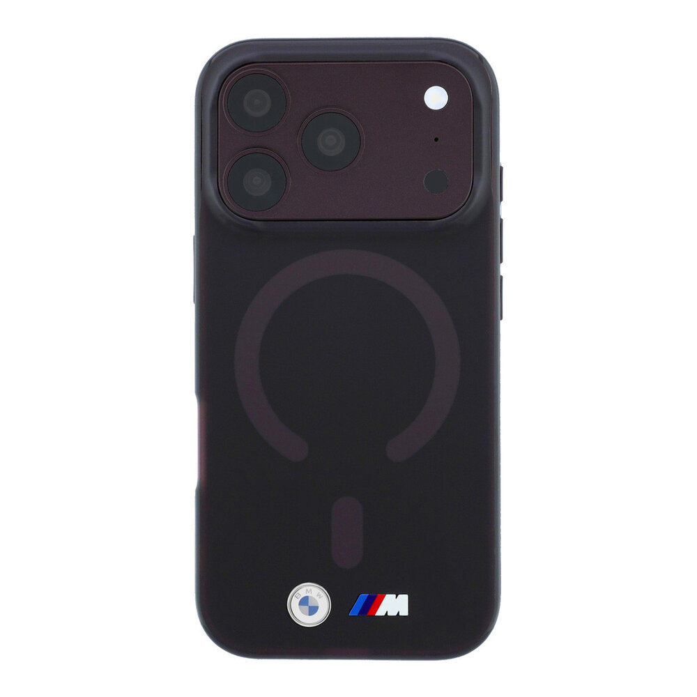 BMW BMW iPhone 18 Pro / iPhone 17 Pro Coque de téléphone MagSafe - IML - finition dépolie - coque rigide - logos métalliques Bordeaux BMW BMW iPhone 18 Pro / iPhone 17 Pro Coque de téléphone MagSafe - IML - finition dépolie - coque rigide - logos métalliques Bordeaux