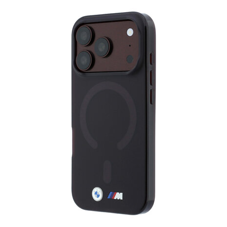 BMW BMW iPhone 18 Pro / iPhone 17 Pro Phone case MagSafe - IML - frosted finish - hard shell - metal logos Burgundy BMW BMW iPhone 18 Pro / iPhone 17 Pro Phone case MagSafe - IML - frosted finish - hard shell - metal logos Burgundy