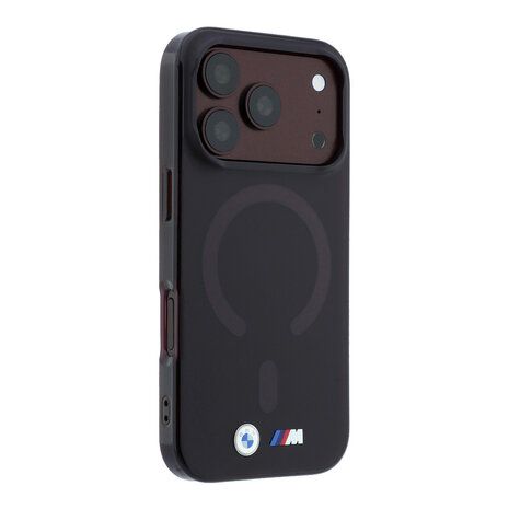 BMW BMW iPhone 18 Pro / iPhone 17 Pro Phone case MagSafe - IML - frosted finish - hard shell - metal logos Burgundy BMW BMW iPhone 18 Pro / iPhone 17 Pro Phone case MagSafe - IML - frosted finish - hard shell - metal logos Burgundy