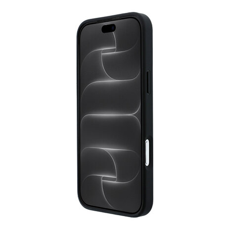 BMW BMW M iPhone 18 Pro / iPhone 17 Pro Coque de téléphone MagSafe - PU - Kevlar - coque rigide - support à anneau - logos métalliques Noir