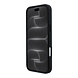 BMW BMW M iPhone 18 Pro / iPhone 17 Pro Coque de téléphone MagSafe - PU - Kevlar - coque rigide - support à anneau - logos métalliques Noir