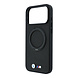 BMW BMW M iPhone 18 Pro / iPhone 17 Pro Handyhülle MagSafe - PU - Kevlar - Hartschale - Ringständer - Metalllogos Schwarz