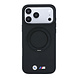 BMW BMW M iPhone 18 Pro / iPhone 17 Pro Coque de téléphone MagSafe - PU - Kevlar - coque rigide - support à anneau - logos métalliques Noir