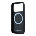 BMW BMW iPhone 18 Pro/iPhone 17 Pro Hartschalenhülle MagSafe PU Carbon Circle Metalllogos - Bordeaux