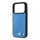 BMW BMW iPhone 18 Pro / iPhone 17 Pro Phone case MagSafe - PU - textured tyre-track pattern - hard shell - metal logos Light blue BMW BMW iPhone 18 Pro / iPhone 17 Pro Phone case MagSafe - PU - textured tyre-track pattern - hard shell - metal logos Light blue